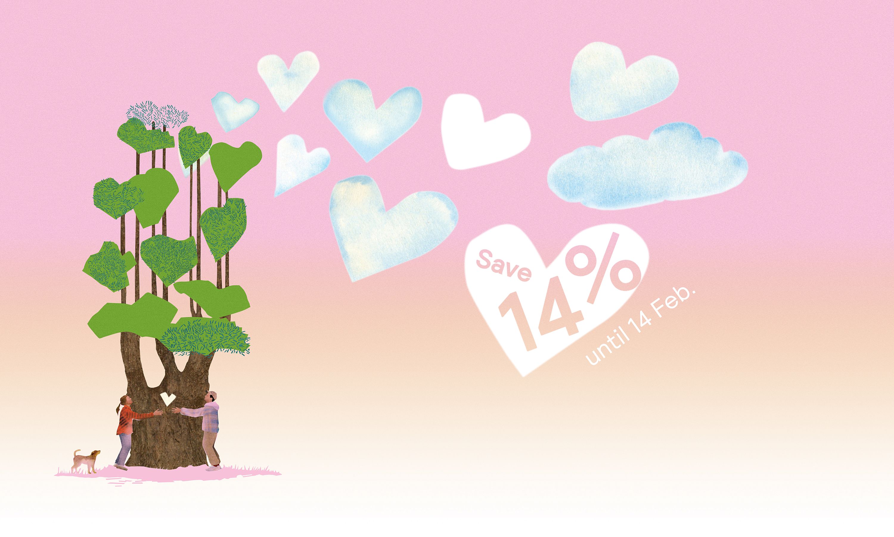 Save 14% until 14 February 2026